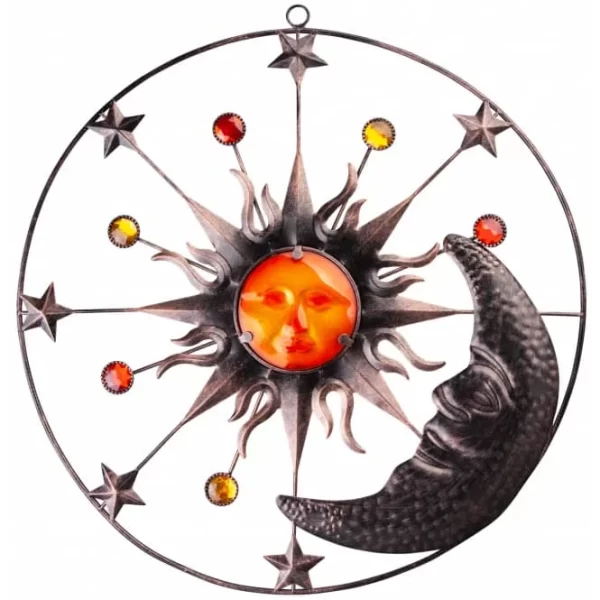 MICA Living Wanddeko – Sonne, Mond Und Sterne – Ø = 51 Cm 1