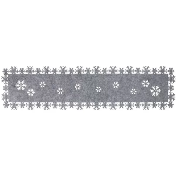 MICA Living Tischläufer – Aus Filz – 118 X 30 Cm – Grau 3