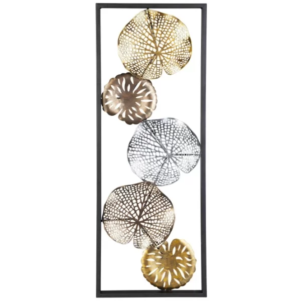 MICA Living Wanddeko – Seerosenblätter – 30 X 3 X 84 Cm 1