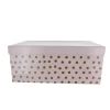 MICA Living Geschenkbox Punkte Rose/gold -ca. 28 X 18,5 X 11,5 Cm 5