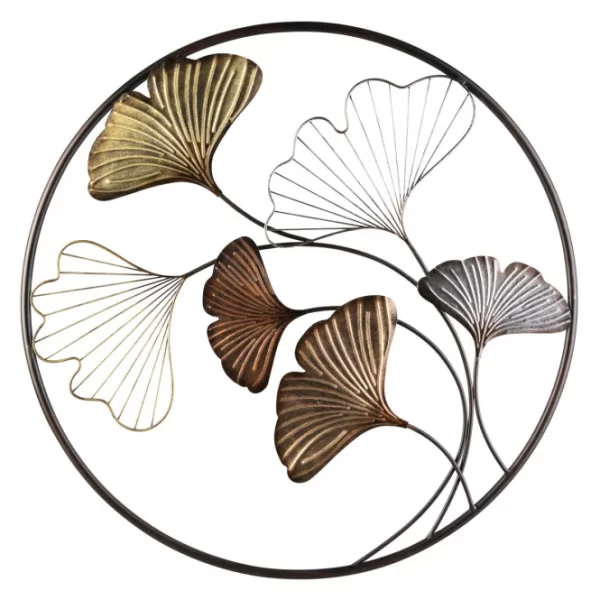 MICA Living Wanddeko – Gingkoblätter – Ø = Ca. 71 Cm 1
