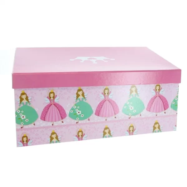 MICA Living Geschenkbox – XL – Prinzessin Rosa – Aus Papier – Ca. 32,5 X 21,5 X 13,5 Cm 1