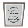 MICA Living Deko-Bild – You Call It Chaos – Aus Holz – Ca. 25,5 X 3,5 X 33 Cm 5