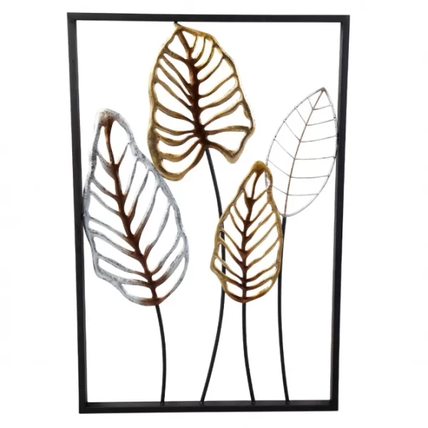 MICA Living Wanddeko – Blätter – Ca. 40 X 2,5 X 59,5 Cm 1