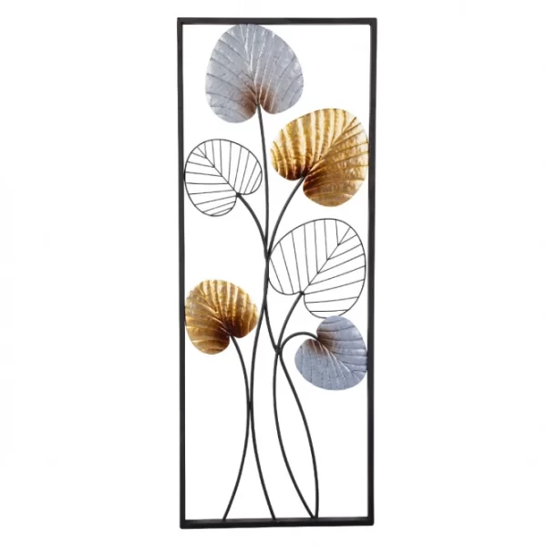 MICA Living Wanddeko – Blätter – Ca. 34,5 X 2,5 X 91 Cm 1