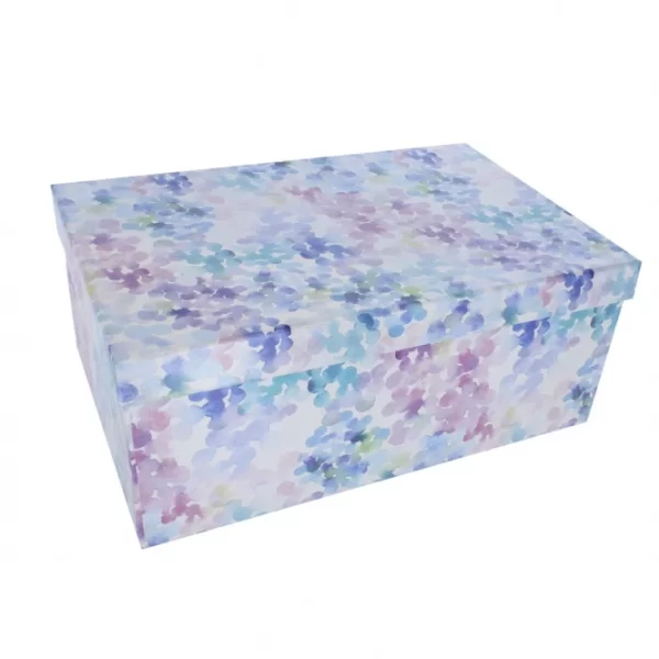 MICA Living Geschenkbox – M – Bunte Punkte – Aus Papier – Ca. 24 X 15,5 X 9,5 Cm 1
